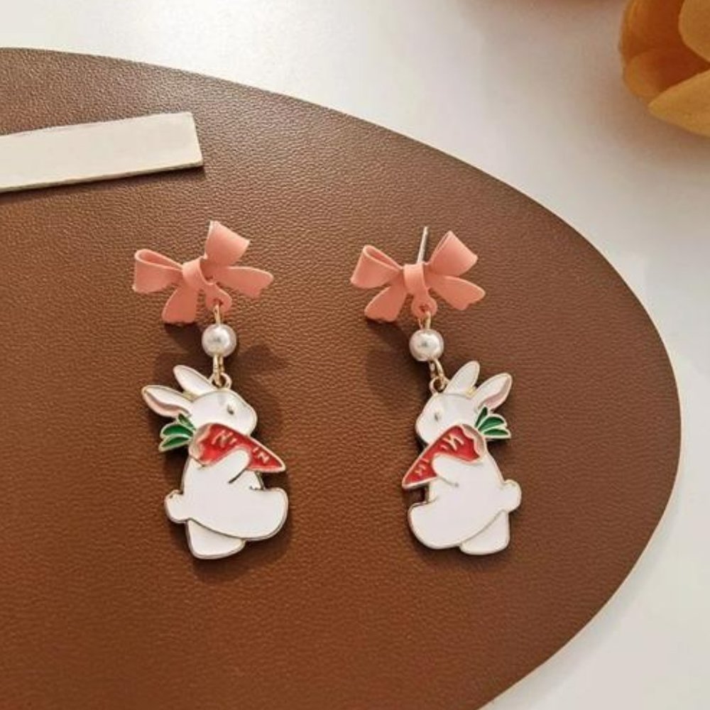 Korean Style Earrings "Bunnies"🥕🐇